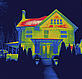 National Geogrpahic Stock/Tyrone Turner/WWF Thermal image of a house