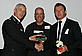 Nigel Lound being presented with award together with runner-up Andrew Steel © RSPB