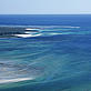 Aerial view of the western Madagascar's Coastline. Madagascar