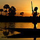 Boy on river in Papua New Guinea - © Brent Stirton / Getty Images / WWF-UK Boy on river in Papua New Guinea