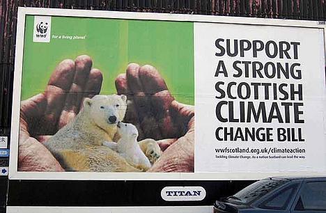 Scottish Climate Bill Poster Board