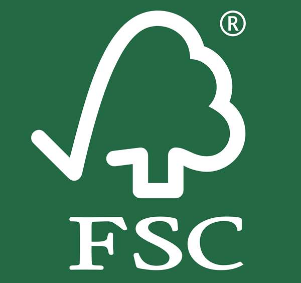 The Forest Stewardship Council certifies sustainably sourced wood and other forest products