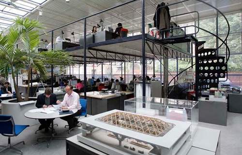 Hopkins Architects&#39; own open-plan London office