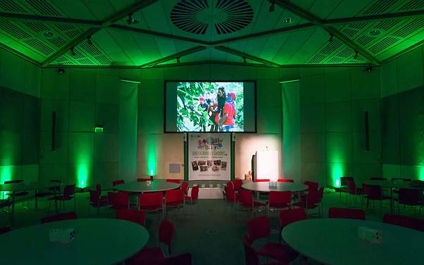 Our auditorium is used for all kinds of events and ceremonies – for instance this was the setup for the Green Ambassadors Awards
