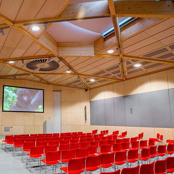 The multi-purpose Cisco Auditorium at the Living Planet Centre