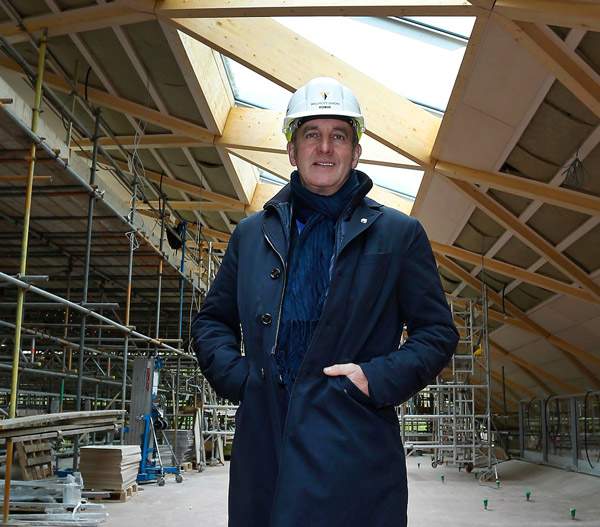&#39;Grand Designs&#39; presenter and WWF Ambassador Kevin McCloud was impressed when he visited the construction site, confirming it was going to be an &quot;exemplar building for offices and commercial buildings of the future.&quot;