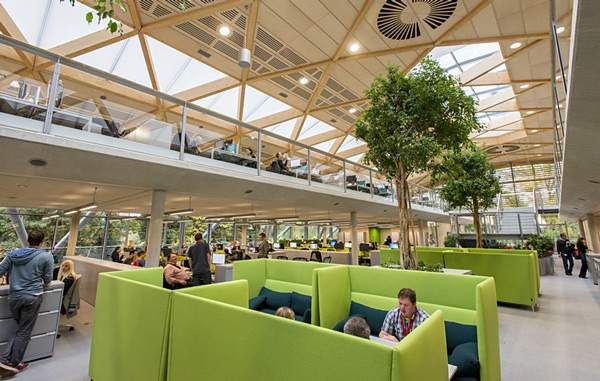 The way we work at the Living Planet Centre encourages people to interact, and move around the building to meet and talk with colleagues